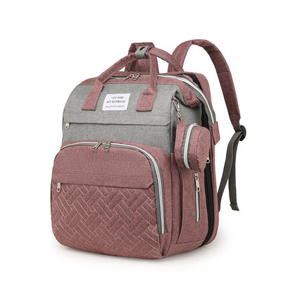 Terrace Home™ BabyNest マザーズリュック【折りたたみベビーベッド付き】