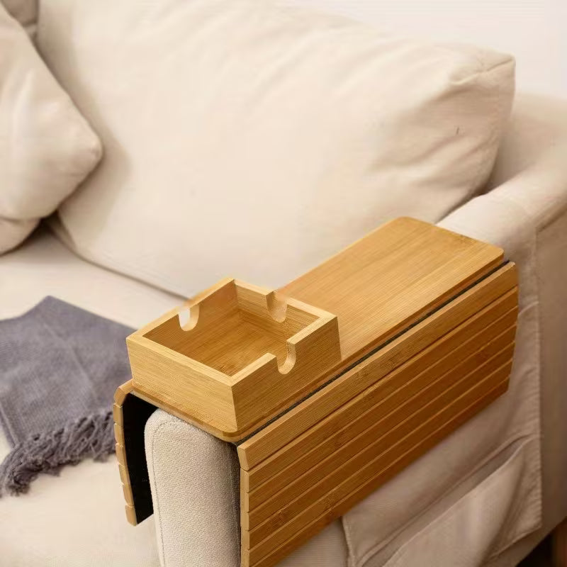 Terrace Home™ 竹製ソファアームレストトレイ【ランキング第1位】