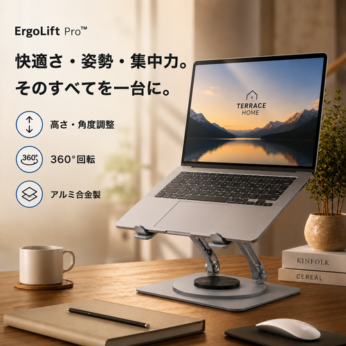 ErgoLift Pro™ プレミアムホームオフィススタンド